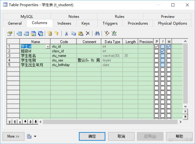 使用PowerDesigner做数据库设计（二）_数据库开发_12