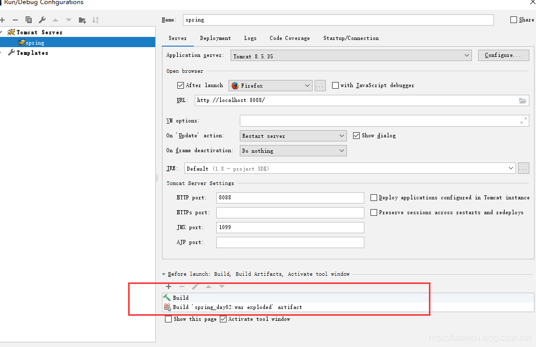 Error during artifact deployment. See server log f_java_02