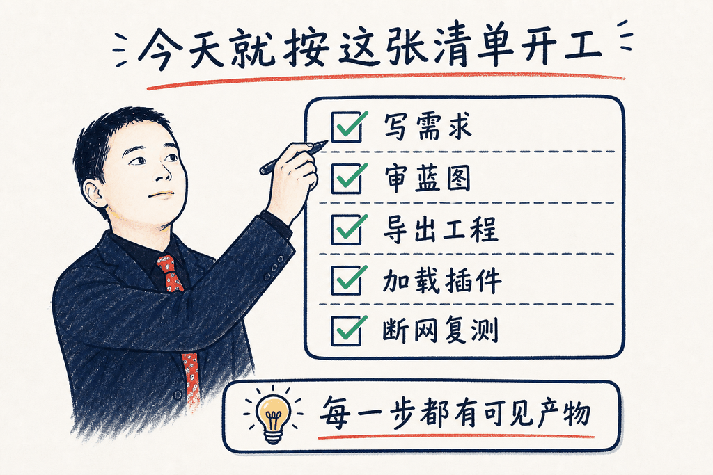 今天就按清单开工