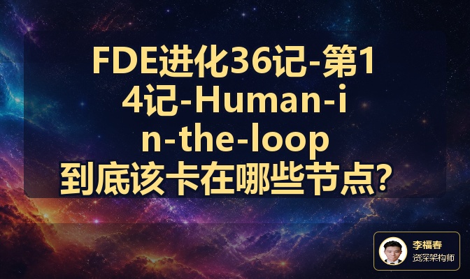 FDE进化36记-第14记-Human-in-the-loop到底该卡在哪些节点？