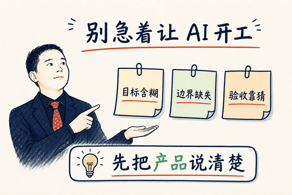 先把产品说清楚