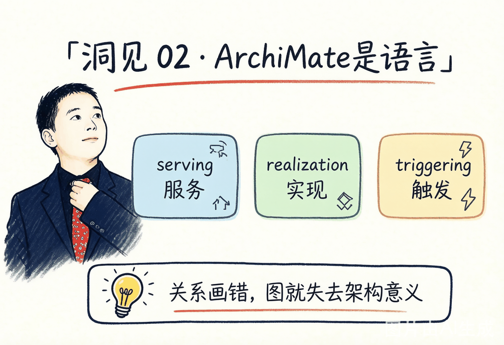 洞见二：ArchiMate 是一种语言不是画图工具