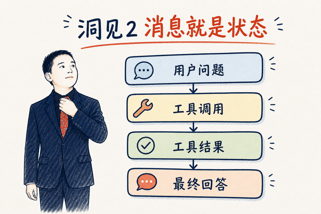 洞见二:Agent 的核心是状态循环