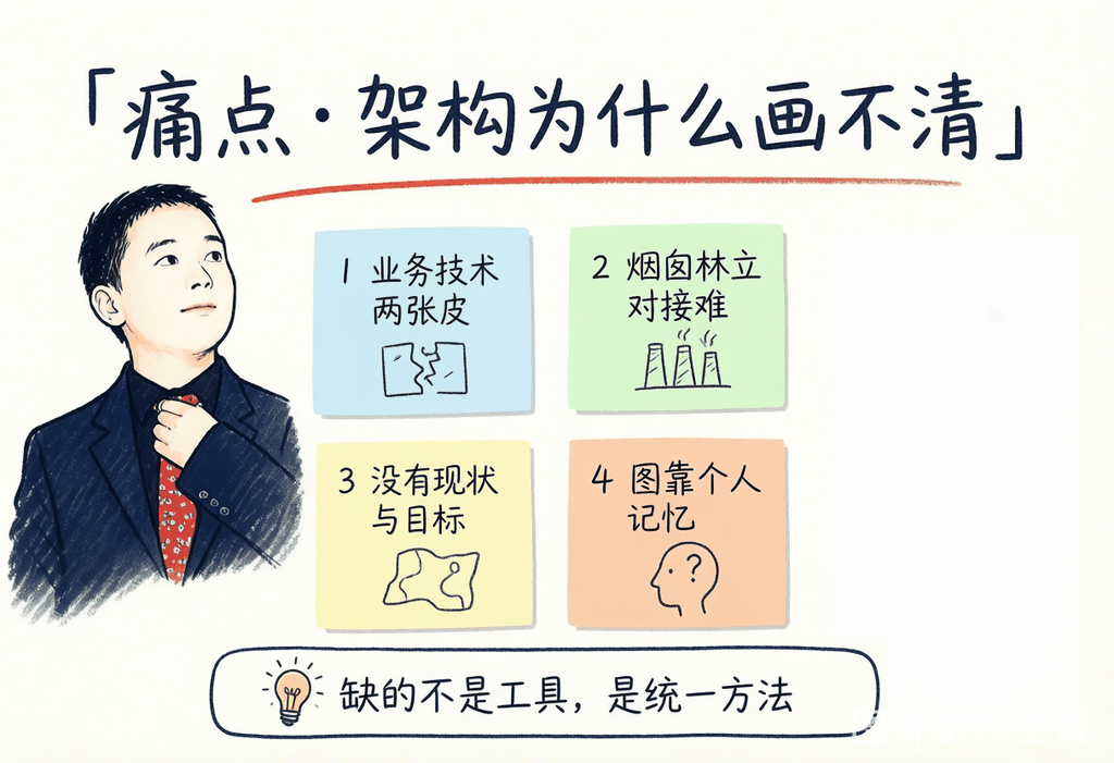 企业架构的四类典型痛点