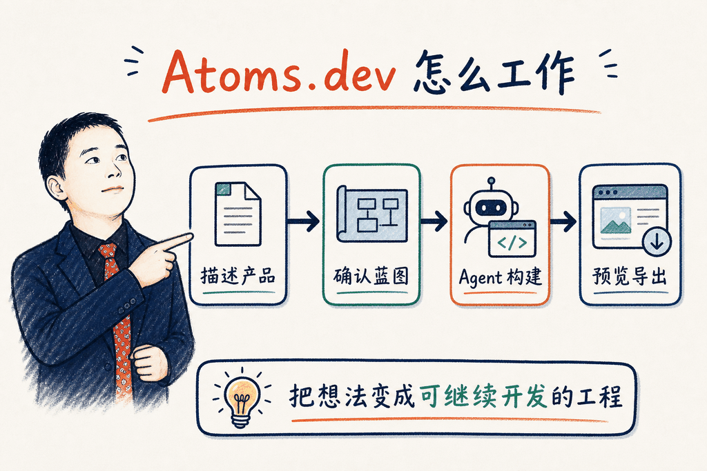 Atoms.dev 的工作方式