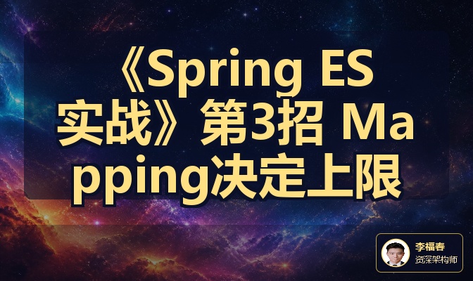 《Spring ES实战》第3招 Mapping决定上限