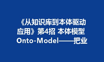 《从知识库到本体驱动应用》第4招 本体模型 Onto-Model&mdash;&mdash;把业务架构从 PPT 变成机器可以读取、程序可以校验的语义资产