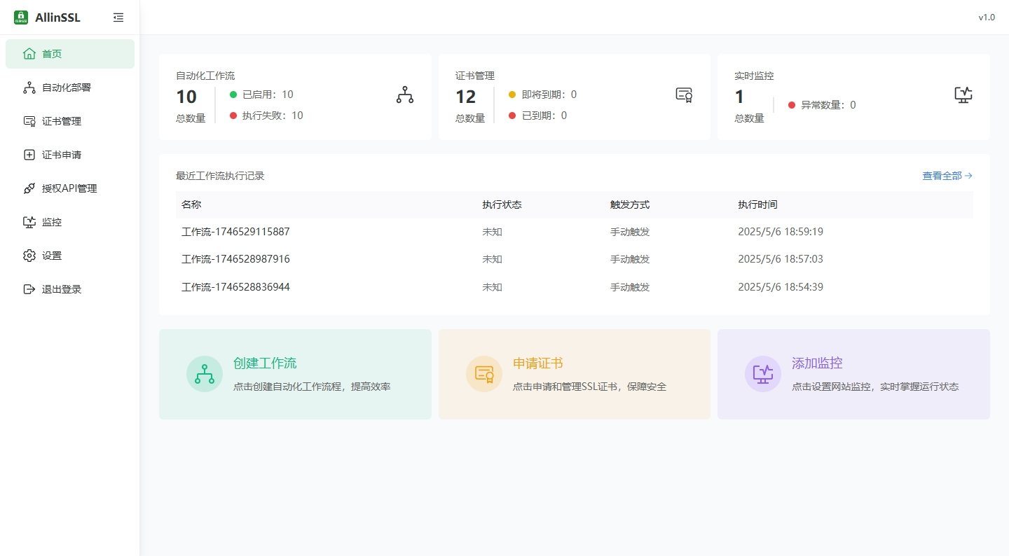 使用ALLinSSL，实现SSL证书自动申请+部署