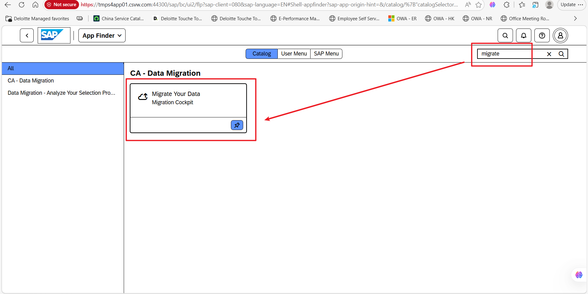 登录Fiori打开App