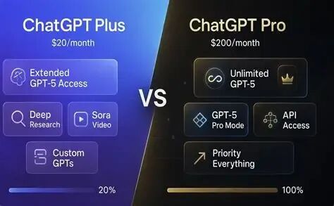 ChatGPT Pro vs ChatGPT Plus: Key Differences, Features & Pricing Explained