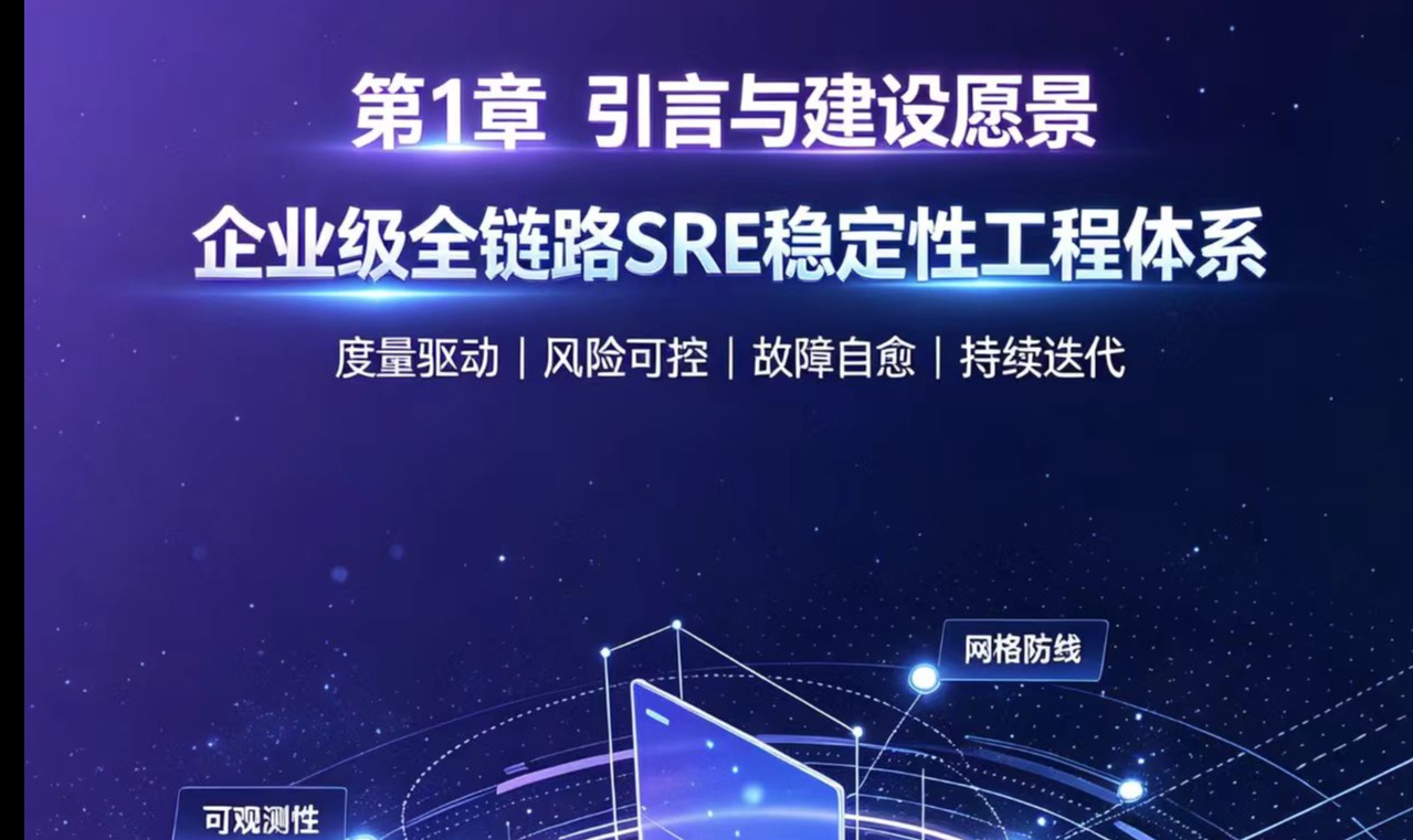 企业级全链路SRE工程体系第一卷第1章 引言与建设愿景