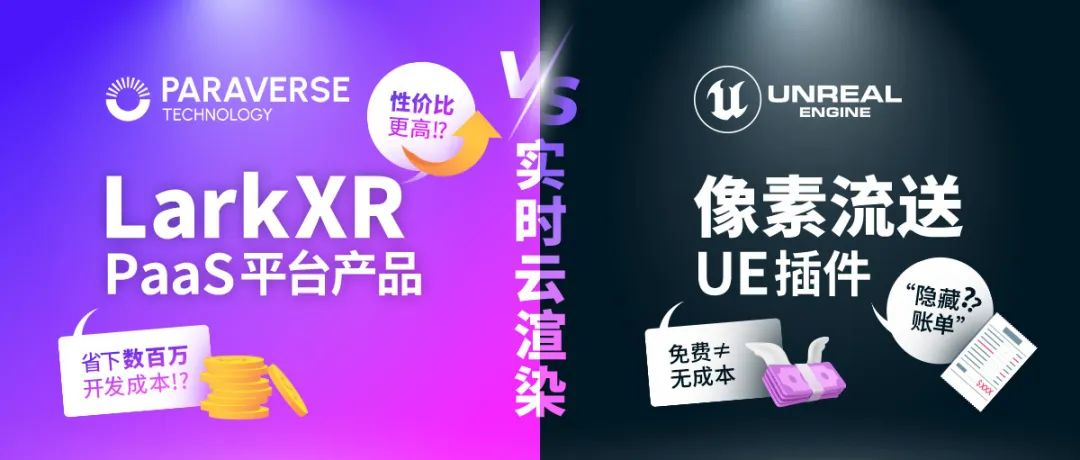 实时云渲染技术布道 | 像素流送技术与商业化实时云渲染产品的指标对比