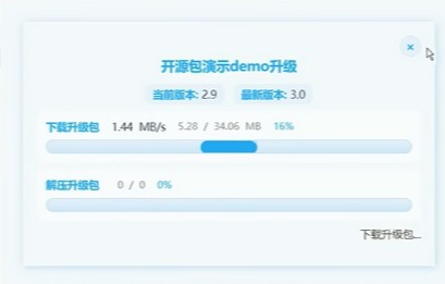 自动更新流程示意图