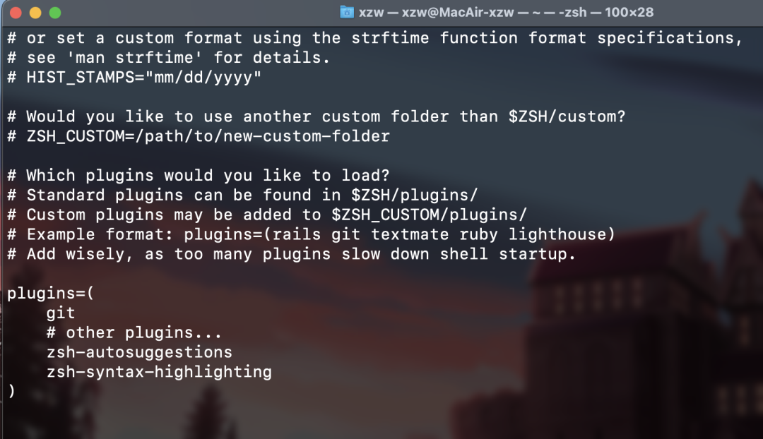 MAC/LINUX终端安装oh-my-zsh及配置常用插件
