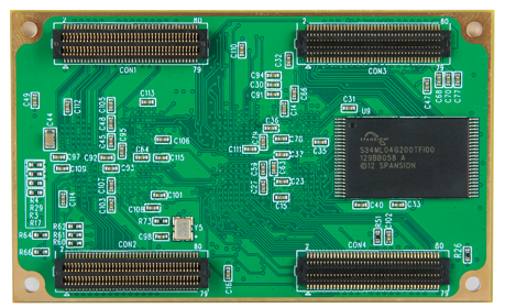 OMAP-L138+FPGA核心板 背面图