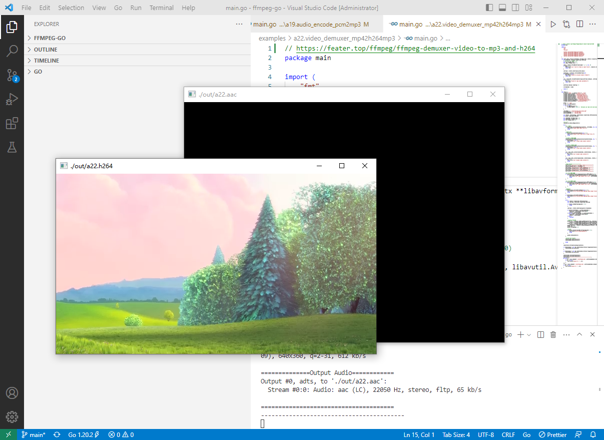 20230321：音视频解混合（demuxer）为MP3和H264，用go语言编写。腾讯云开发者社区腾讯云