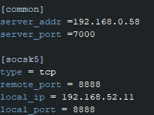 图1-9 frpc.ini配置文件