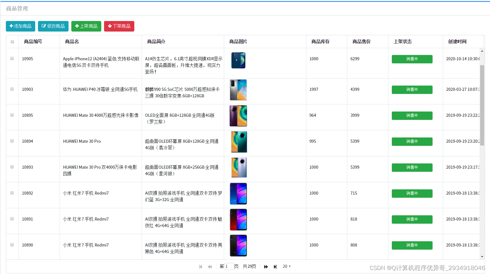 BS1069-基于javaSpringboot的协同过滤推荐算法的商品推荐系统