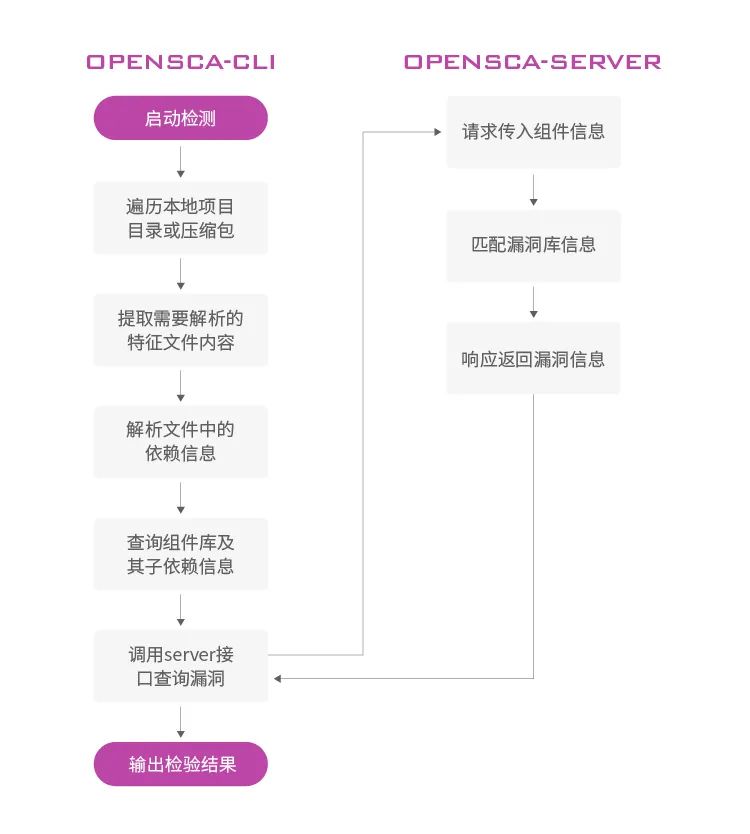 图5 OpenSCA检测流程