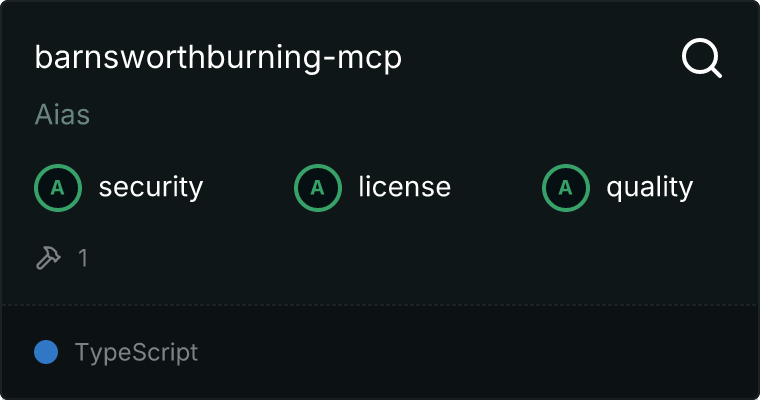Barnsworthburning MCP 服务器