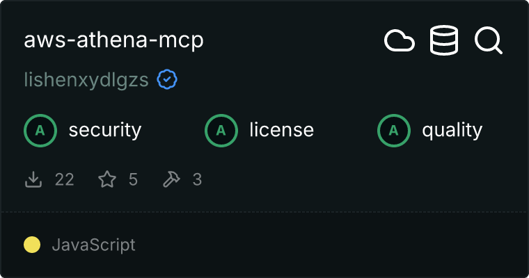 aws-athena-mcp MCP server