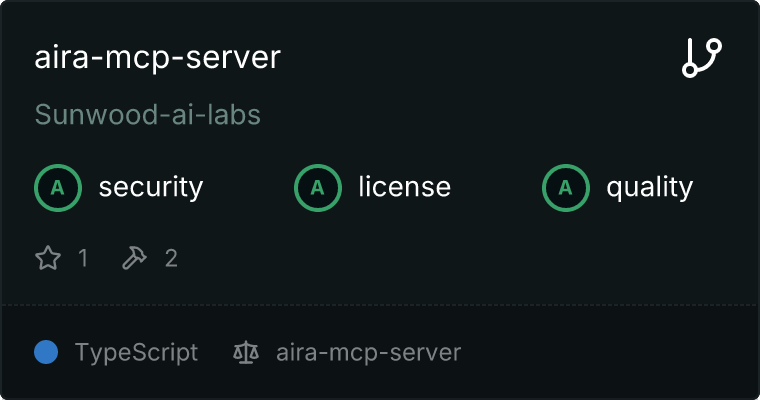 aira-mcp-server MCP 服务器