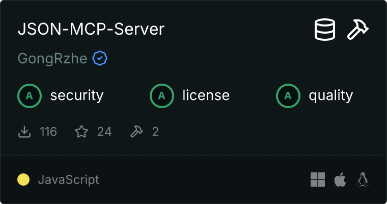 JSON Server MCP 服务器