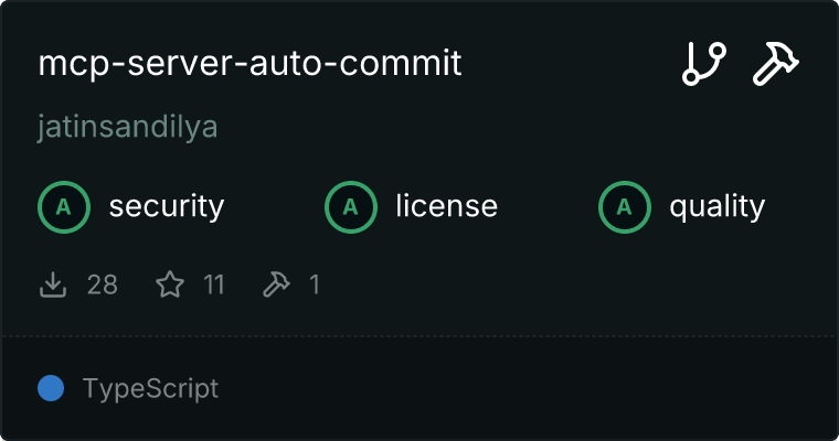 Git Auto Commit Server MCP server