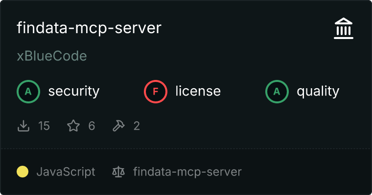 findata-mcp-server MCP 服务器